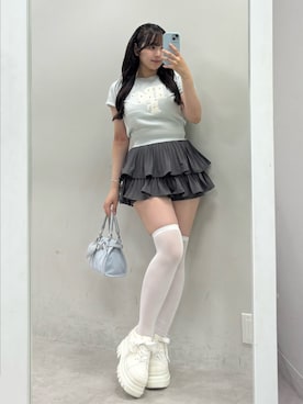 miyu《骨格ストレート/ブルベ》さん（レディース・152cm）の夏コーディネート