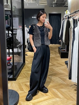 「アイテム（ショルダーバッグ）」を使った、osumisanさん（レディース・164cm・30代）の秋コーディネート