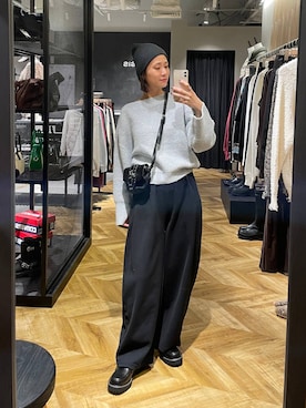 「アイテム（スウェットパンツ）」を使った、osumisanさん（レディース・164cm・30代）の秋コーディネート