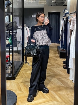 「アイテム（キャミソール、その他）」を使った、osumisanさん（レディース・164cm）の秋コーディネート