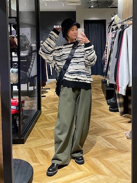 「アイテム（スウェットパンツ）」を使った、osumisanさん（レディース・164cm・30代）の秋コーディネート