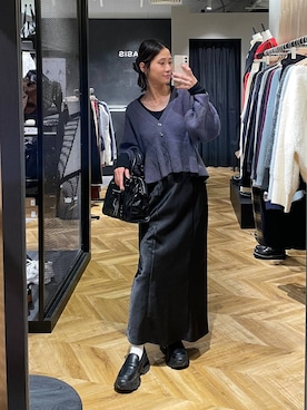 「アイテム（ボストンバッグ）」を使った、osumisanさん（レディース・164cm・30代）の秋コーディネート