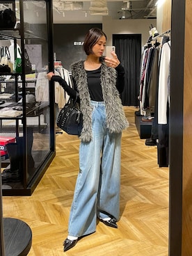 「アイテム（ベスト）」を使った、osumisanさん（レディース・164cm・30代）の秋コーディネート