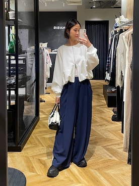 「アイテム（ブーツ）」を使った、osumisanさん（レディース・164cm・30代）の秋コーディネート