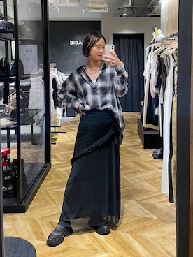 「アイテム（バンダナ/スカーフ）」を使った、osumisanさん（レディース・164cm・30代）の夏コーディネート
