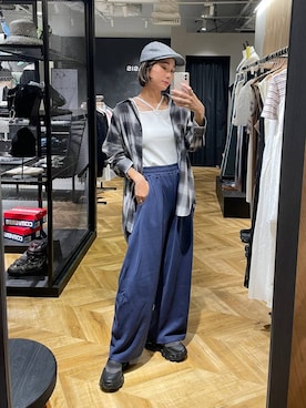「アイテム（タンクトップ）」を使った、osumisanさん（レディース・164cm・30代）の夏コーディネート