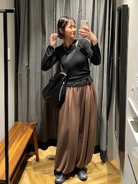 「JEANASIS（ジーナシス）のアイテム（バッグ）」を使った、osumisanさん（レディース・164cm）の春コーディネート