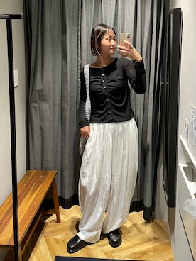 「JEANASIS（ジーナシス）のアイテム（パンツ）」を使った、osumisanさん（レディース・164cm）の春コーディネート