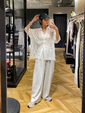 「アイテム（スウェットパンツ）」を使った、osumisanさん（レディース・164cm・30代）の夏コーディネート