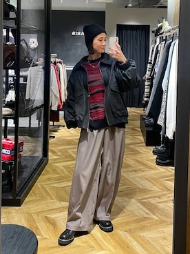 「アイテム（ブルゾン）」を使った、osumisanさん（レディース・164cm・30代）の秋コーディネート