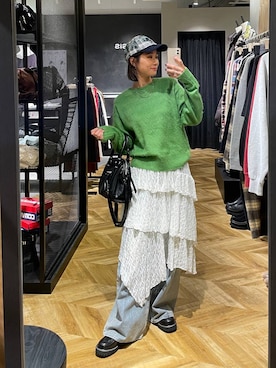 「アイテム（ローファー）」を使った、osumisanさん（レディース・164cm・30代）の秋コーディネート