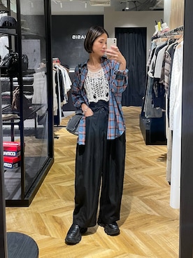 「アイテム（シャツ/ブラウス）」を使った、osumisanさん（レディース・164cm）の夏コーディネート