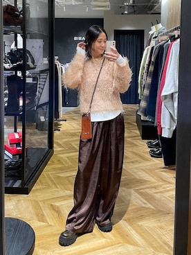 「アイテム（スマホグッズ）」を使った、osumisanさん（レディース・164cm）の冬コーディネート