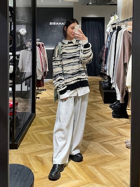 「アイテム（スウェットパンツ）」を使った、osumisanさん（レディース・164cm・30代）の秋コーディネート