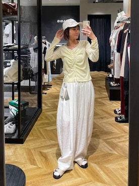 「JEANASIS（ジーナシス）のアイテム（パンツ）」を使った、osumisanさん（レディース・164cm）の春コーディネート