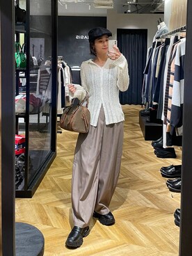 「アイテム（カーディガン/ボレロ）」を使った、osumisanさん（レディース・164cm・30代）の秋コーディネート