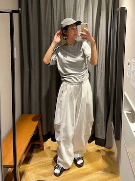 「JEANASIS（ジーナシス）のアイテム（キャップ）」を使った、osumisanさん（レディース・164cm）の春コーディネート