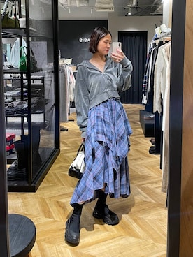 「アイテム（パーカー）」を使った、osumisanさん（レディース・164cm・30代）の秋コーディネート
