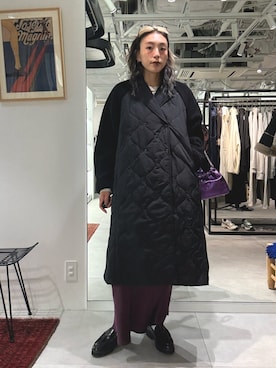 「アイテム（その他アウター）」を使った、jinko_roseさん（レディース・165cm）の秋コーディネート