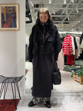 「ROSE BUD（ローズバッド）のアイテム（パンツ）」を使った、jinko_roseさん（レディース・165cm）の冬コーディネート