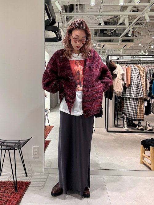 CREOLME)SHAGGY KNIT CARDIGAN（カーディガン/ボレロ）｜ROSE BUD