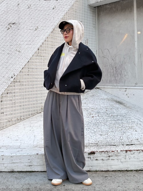 ROSE BUD（ローズバッド） コート アウター (mici)BIG STAND COLLAR