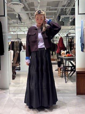 「ROSE BUD（ローズバッド）のアイテム」を使った、jinko_roseさん（レディース・165cm）の秋コーディネート