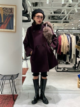 「アイテム（その他アウター）」を使った、jinko_roseさん（レディース・165cm・30代）の秋コーディネート