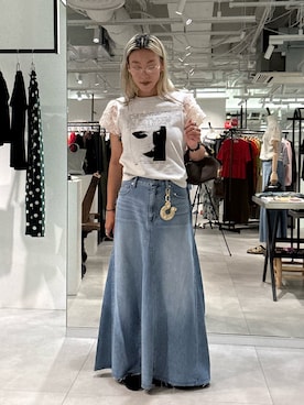 「ROSE BUD（ローズバッド）のアイテム」を使った、jinko_roseさん（レディース・165cm）の夏コーディネート