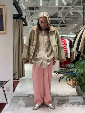 「ROSE BUD（ローズバッド）のアイテム（パンツ）」を使った、jinko_roseさん（レディース・165cm）の冬コーディネート