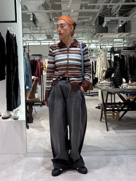 「ROSE BUD（ローズバッド）のアイテム（パンツ）」を使った、jinko_roseさん（レディース・165cm）の春コーディネート