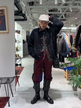 「アイテム（カーディガン/ボレロ）」を使った、jinko_roseさん（レディース・165cm・30代）の冬コーディネート