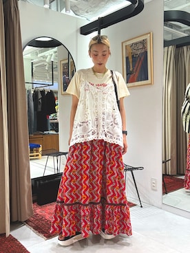 「beej（ビージ）のアイテム」を使った、jinko_roseさん（レディース・165cm）の春コーディネート