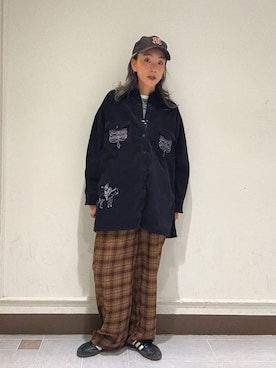 「アイテム（その他アウター）」を使った、jinko_roseさん（レディース・165cm・30代）の秋コーディネート