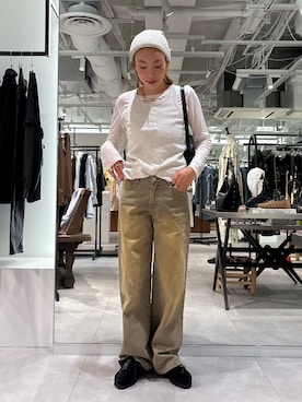 「Clarks（クラークス）のアイテム」を使った、jinko_roseさん（レディース・165cm）の春コーディネート