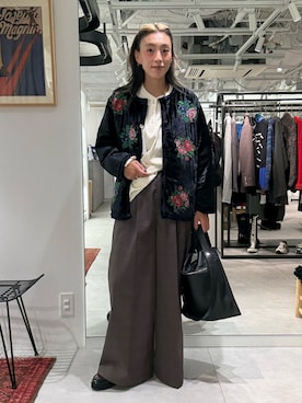 「アイテム（その他アウター）」を使った、jinko_roseさん（レディース・165cm・30代）の秋コーディネート