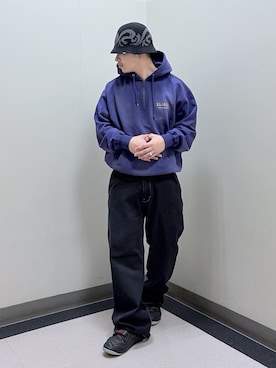 「XLARGE（エクストララージ）のアイテム」を使った、kanatoさん（メンズ・174cm）の冬コーディネート