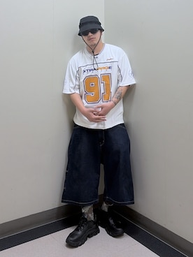 「XLARGE（エクストララージ）のアイテム」を使った、kanatoさん（メンズ・174cm）の夏コーディネート