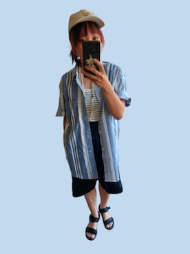 「アイテム（シャツ/ブラウス）」を使った、kichita1230さん（レディース・150cm）の夏コーディネート