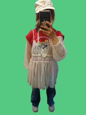 「アイテム（Tシャツ/カットソー）」を使った、kichita1230さん（レディース・150cm）の夏コーディネート