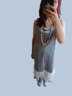 「アイテム（アクセサリー）」を使った、kichita1230さん（レディース・150cm）の夏コーディネート