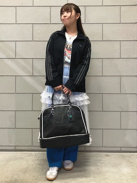 「アイテム（ナイロンジャケット）」を使った、N.Kさん（レディース・156cm）の秋コーディネート