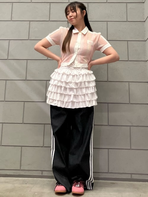 adidas（アディダス） スカート レース フリル ミニスカート