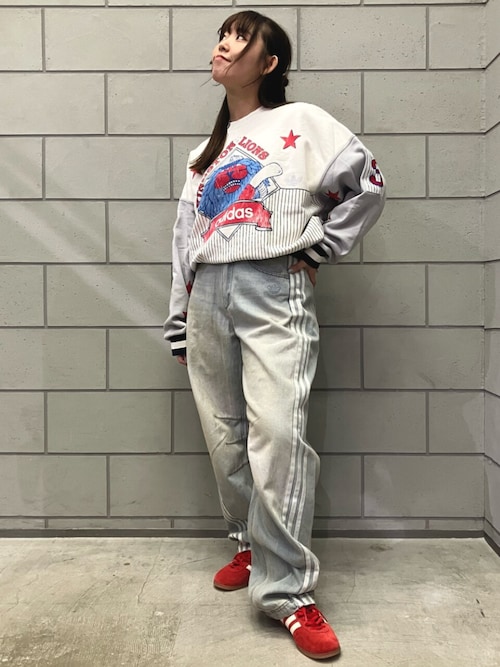 ADILENIUM シーズン 3 バナナフィットウォッシュドデニムパンツ 29 Adilenium シーズン 3 バナナフィット ウォッシュドデニムパンツ