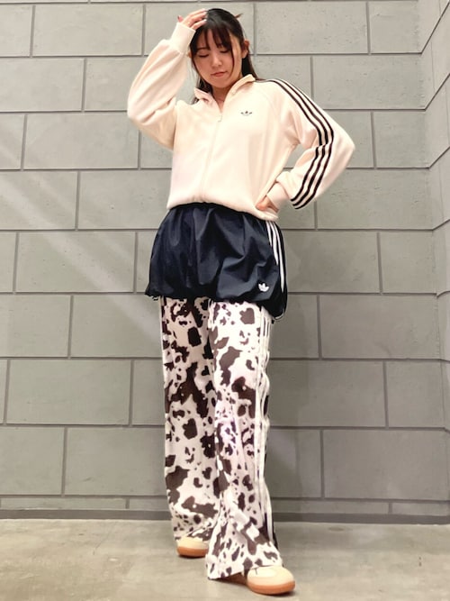 アディダス オリジナルス サテン ワイドレッグパンツ / アディダス