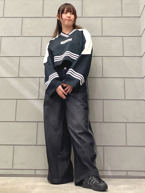 アディカラー デニム Adilenium パンツ DENIM WIDE PANT