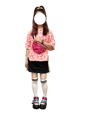 「HUNTER(ハンター)のアイテム」を使った、ミナっちさん(レディース・154cm)の夏コーディネート