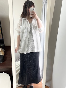 「Allamanda（アラマンダ）のアイテム」を使った、milky12032さん（レディース・165cm）の夏コーディネート