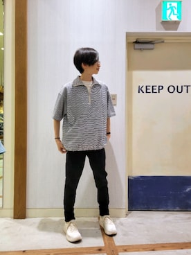 「チャオパニックティピー」｜1stripe2kuroさん（メンズ・169cm）の夏コーディネート
