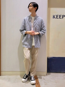 「チャオパニックティピー」｜1stripe2kuroさん（メンズ・169cm）の夏コーディネート